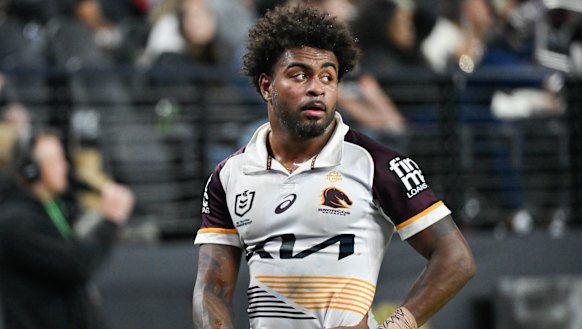 Brisbane five-eighth Ezra Mam.