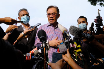 Anwar Ibrahim is among the political leaders who have visited the royal palace in the past two days.