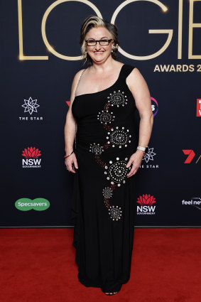 Masterchef’s Julie Goodwin on the red carpet.
