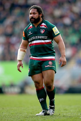 Warmed up: The hooker has returned from a heatwave in England where he's been with the Leicester Tigers.