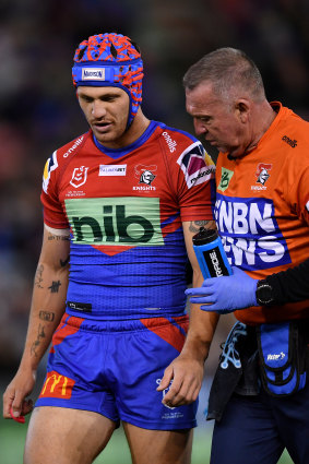The Knights star cut short his season because of concussion.