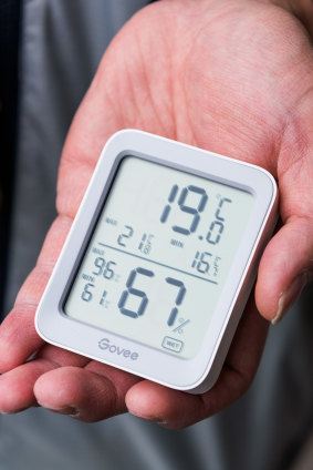 Each renter had a Govee H5075 device capable of tracking temperature and humidity at one-minute intervals.