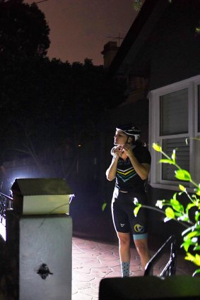 In Petersham, Krista King sets the alarm for 4.45am to head out for a cycle.