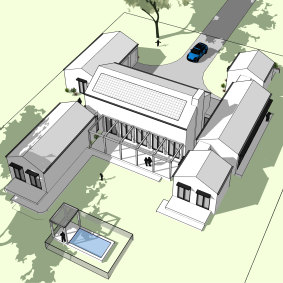 Concept design for the style of homes for The Block.