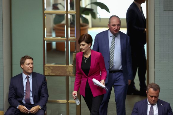 Member for Boothby Nicolle Flint during Question Time on Wednesday.