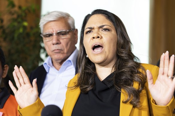 Warren Mundine and Senator Jacinta Nampijinpa Price.