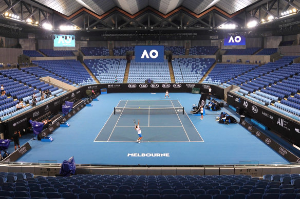 Melbourne Park will come to life for the Australian Open.