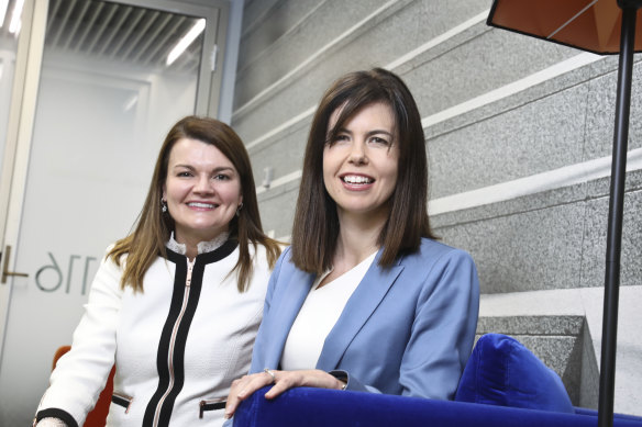 Lucy Foster and Catherine van der Veen share a CEO job.