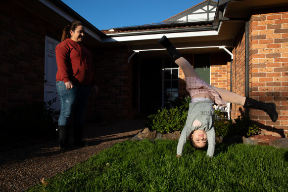 Despite living with serious pain, Mrs Kokal says Sophia is a bubbly girl.