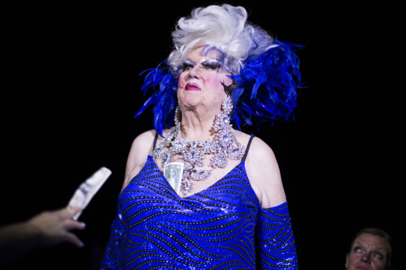 Walter C. Cole, better known as the iconic drag queen who performed for decades as Darcelle, 2019.