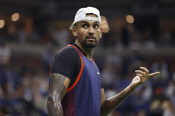 Australian tennis star Nick Kyrgios.