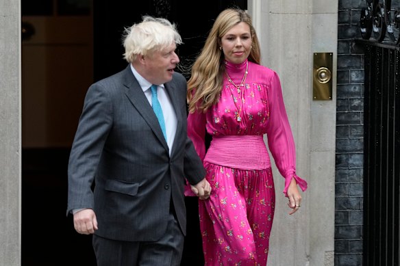 Boris Johnson’s crumpled suits and brush-free hair contrast with his wife Carrie’s impeccably turned out look.
