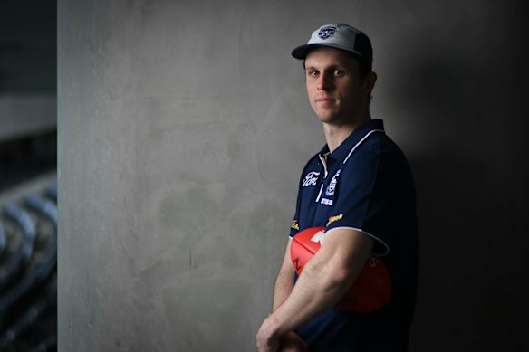 Max Holmes will play in his first AFL grand final on Saturday.