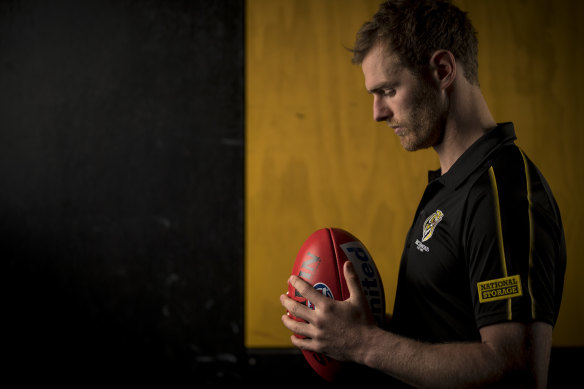 David Astbury has played most games this year for Richmond.