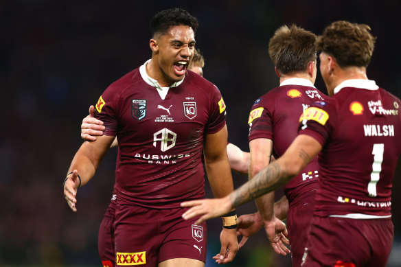 Murray Taulagi starred for Queensland, but will make his Samoa debut on Saturday night.