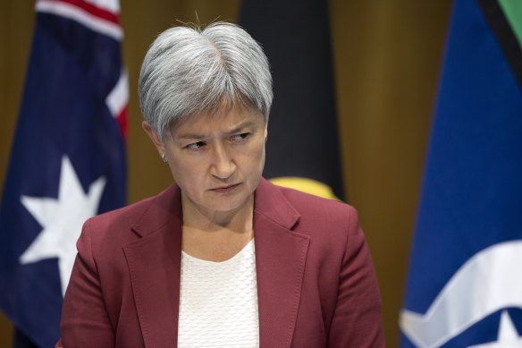 Foreign Minister Penny Wong wants assurances all evidence from the fatal attack is preserved. 