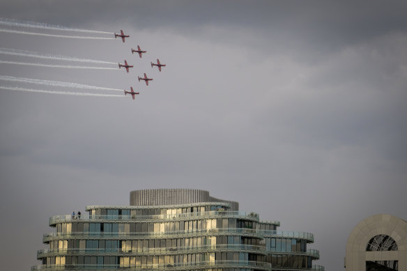 Look up! A range of entertainment at Albert Park.