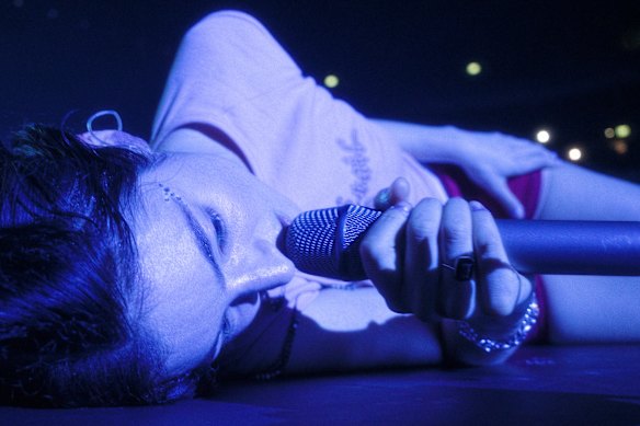 Lorde performs at Qudos Bank Arena in Sydney
