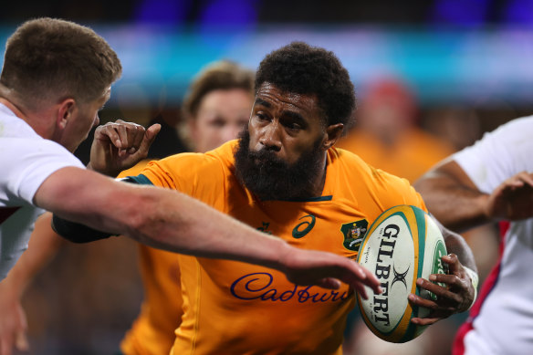 Marika Koroibete won’t feature for the Wallabies against Scotland because the match sits outside the designated Test window.