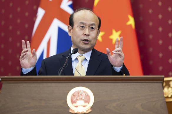 China’s Ambassador to Australia Xiao Qian.