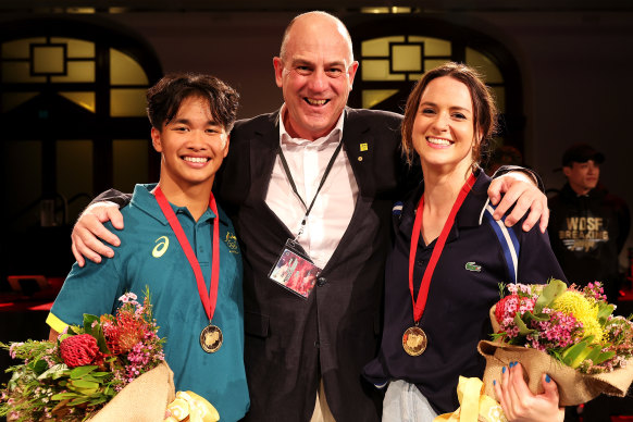 B-boy J Attack and b-girl Raygun after winning gold at the Oceania Championships last year.
