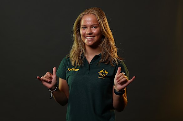 Daisy Thomas at a team training session in Melbourne last year.