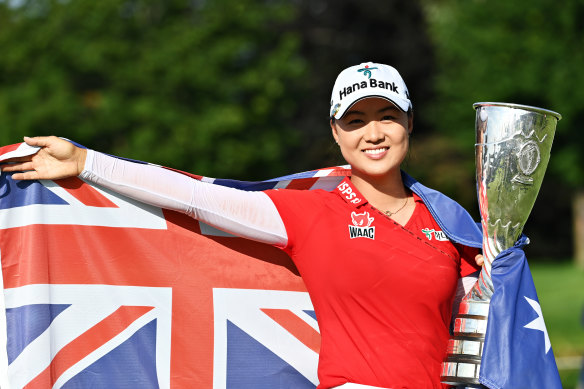 Minjee Lee wins playoff to clinch Evian Championship