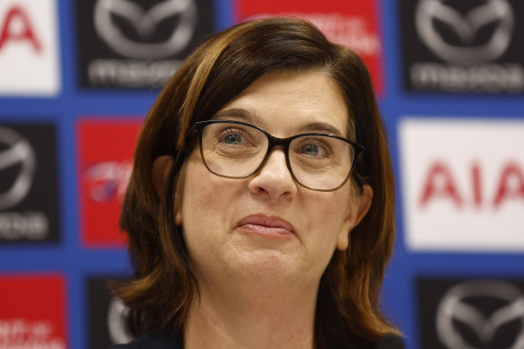 North Melbourne president Sonja Hood has announced she’s cancer-free.