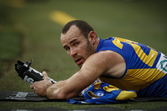 Shannon Hurn is the only West Coast Eagles player to ever clock up more than 300 AFL games.