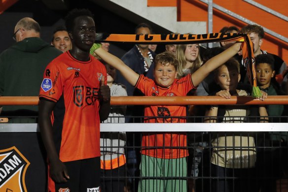 Garang Kuol has struggled for game time in the second half of Volendam’s Eredivisie campaign, but there’s a reason.