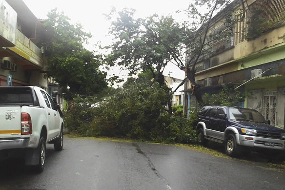 The record-breaking cyclone made its second landfall in Mozambique on Sunday morning as an “intense tropical cyclone”.