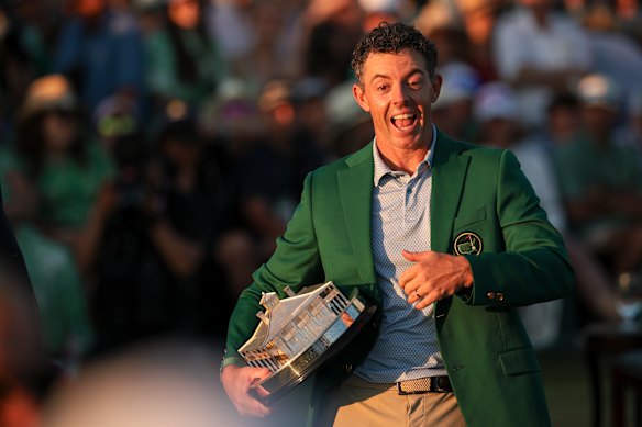 McIlroy won his second Masters last month.