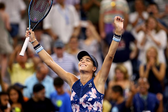 Ajla Tomljanovic had to work hard but secured a 7-6, 6-1 win in her fourth-round match. 