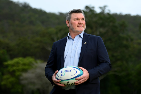 Daniel Herbert has replaced Hamish McLennan as Rugby Australia’s chairman.