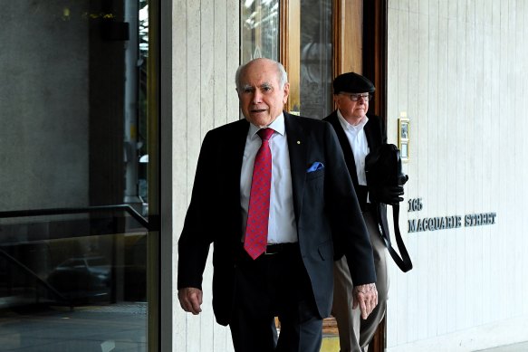 Former Prime Minister John Howard in Sydney in June.