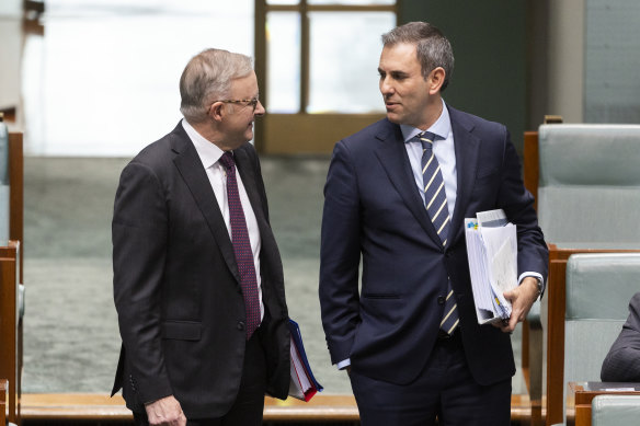 Much to discuss: Prime Minister Anthony Albanese and Treasurer Jim Chalmers.