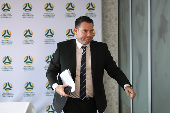 FFA chief executive James Johnson has announced 70 per cent of the organisation's workforce has been stood down.