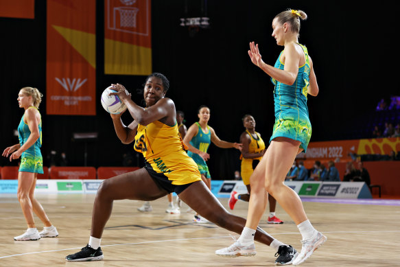 Jhaniele Fowler of Team Jamaica.