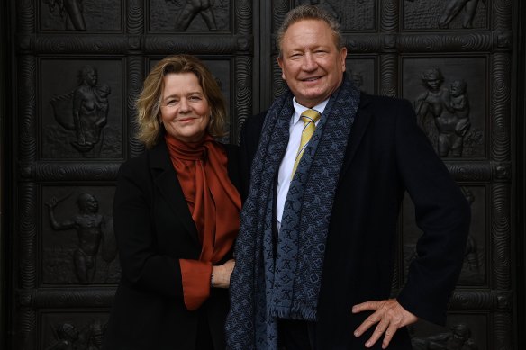 Andrew Forrest and wife Nicola have separated.