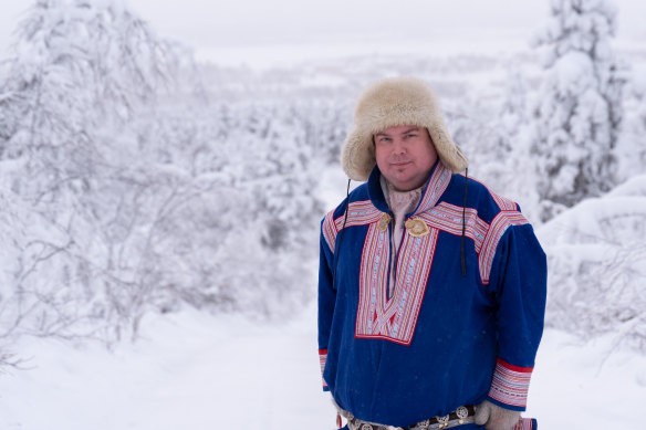 President of the  Samediggi Tuomas Aslak Juuso.