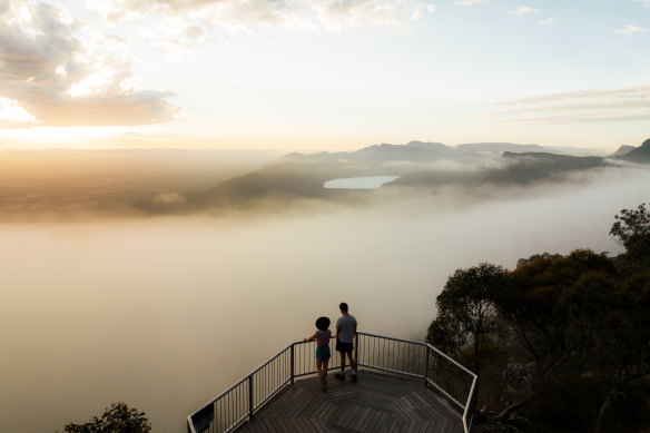 The Boroka Lookout in the Grampians.