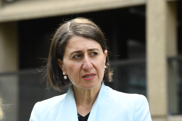 NSW Premier Gladys Berejiklian says that from Friday businesses will revert to the two-square metre rule both indoors and outdoors.