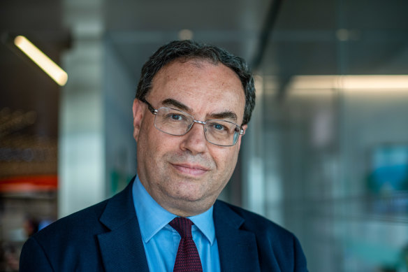 Bank of England governor Andrew Bailey.