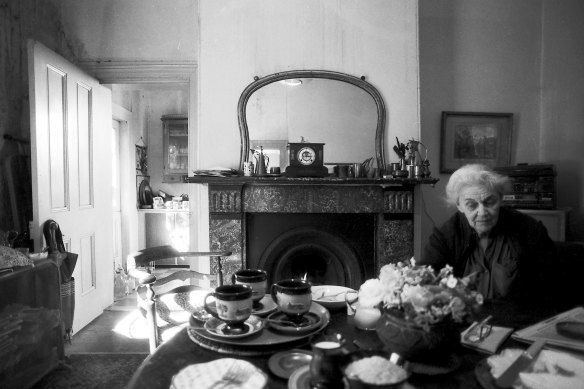 Nora Heysen at 80 in her home at Hunters Hill.