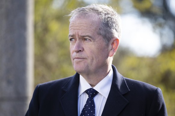 Government Services Minister Bill Shorten intervened to stop the use of a form that included the gender-neutral “birthing parent” rather than “mother”.