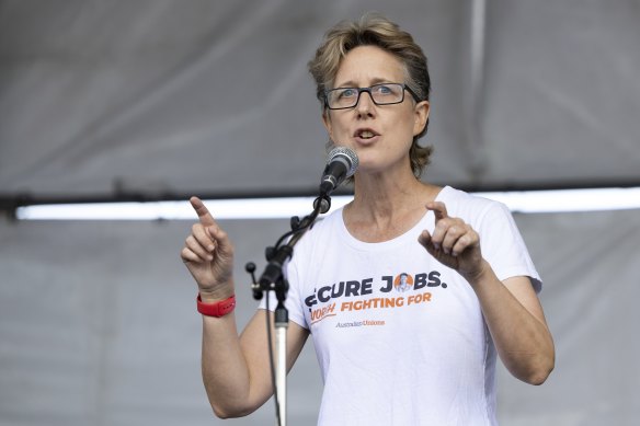 ACTU secretary Sally McManus.