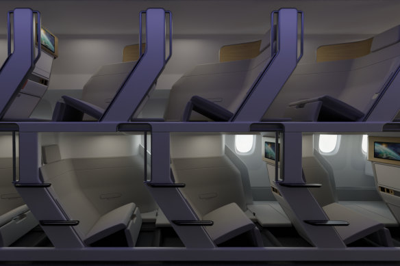 Zephyr Aerospace’s premium economy design has wow factor, but would likely face regulatory issues. 