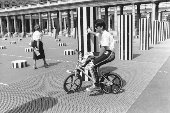 The Palais-Royal courtyard in 1986.