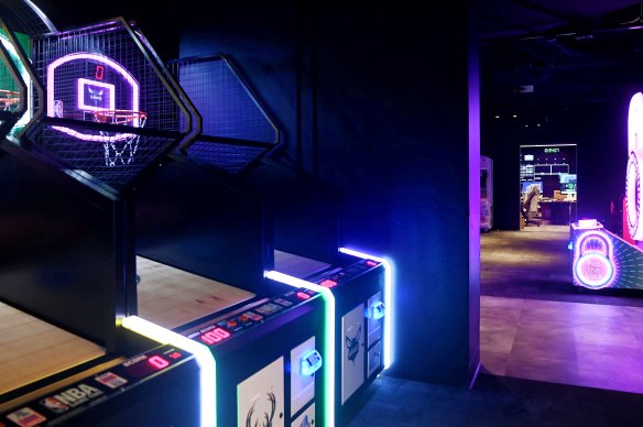 The arcade in Fortress Sydney.
