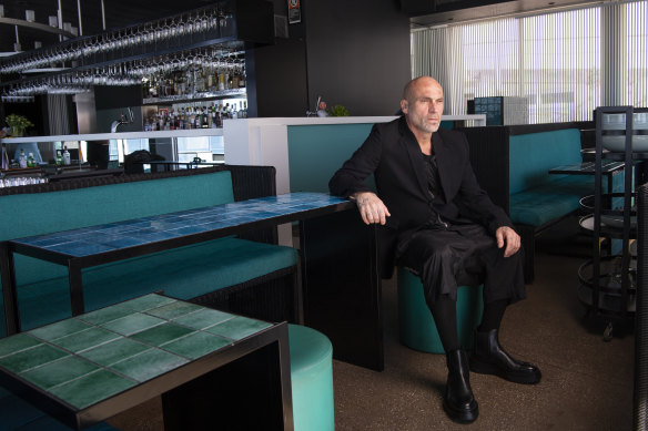 Restaurateur Maurice Terzini at Icebergs Dining Room and Bar.